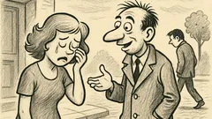 Joks: Kāpēc tu raudi, skaistā?