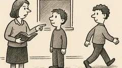 Anekdote: Angļu stundā jautā Bulim...