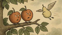 Joks: Divi āboli sēž kokā...