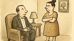 Anekdote: Vīrs saka sievai par nerviem